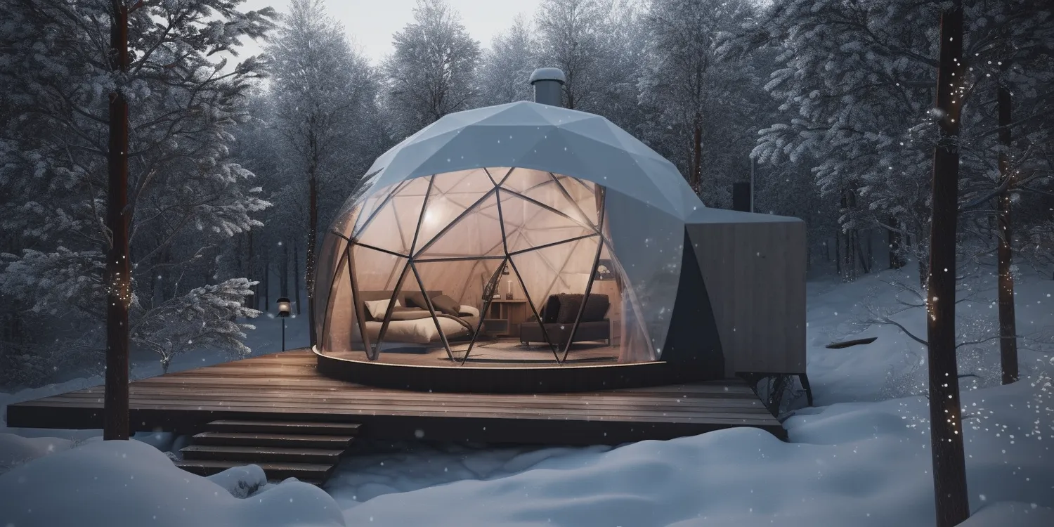 Namiot sferyczny glamping 